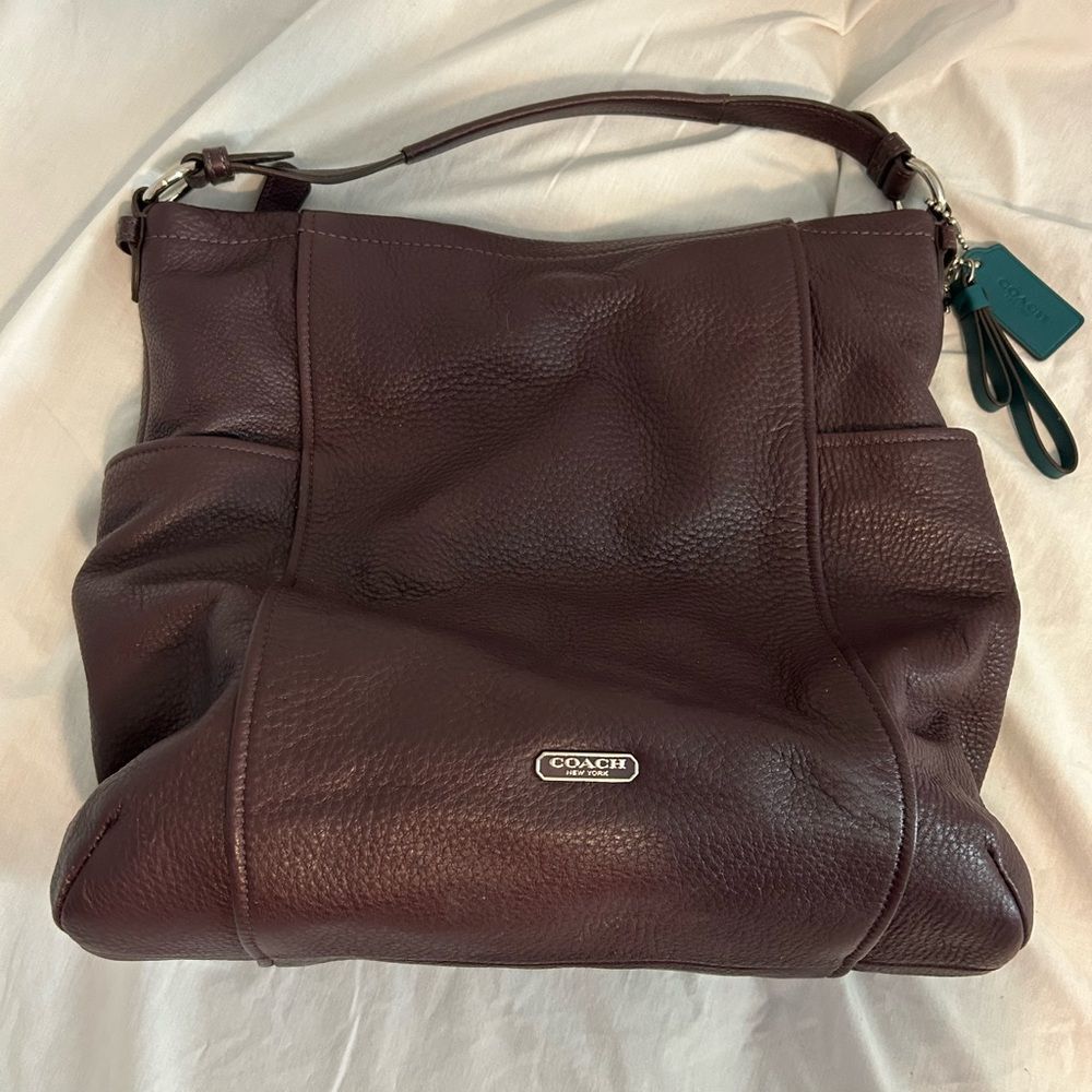 Coach Chicago purse Purple Leather Bag